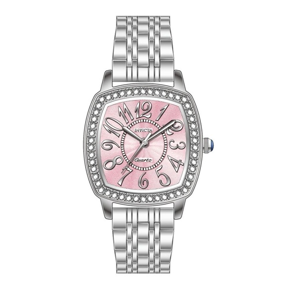 INVICTA NIB Wildflower Women’s Watch - 31mm, Pink & Steel (69360)